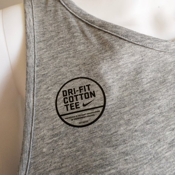 Nike Logo Dri Fit Sleeveless Tomboy Tank Top - Picture 2 of 7